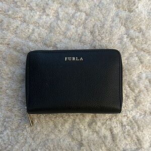 Furla Black Leather Wallet